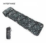 Outdoor Sleeping Pad Inflatable Mattress with Pillows Ultralight Air Cushion