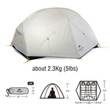 Naturehike  2 Person Camping Tent Ultralight 20D Nylon Backpacking Waterproof