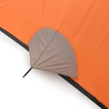 Camping Tent, 6-Person Instant Dome Tent, Orange And Gray, 10 X 9 Ft