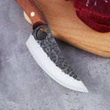 Razor Sharp Handmade Boning Knife With Whetstone Leather Sheath