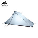 2 Person Outdoor Ultralight Camping Tent 3 Season Professional 20D Nylon Both Sides Silicon Tent