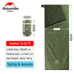 Naturehike Sleeping Bag LW180 Envelope Ultralight Waterproof Backpacking Cotton