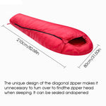 Winter Sleeping Bag Nylon Fabric Cold Winter Ultra-light Portable Single Cotton