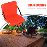 Portable Soft Cushion Stadium Chair Foldable Seat Pad with Backrest