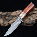 Hunting Fishing Fixed Blade Knife; Tactical Outdoor Survival Fruit Vegetable Cutter High Hardness