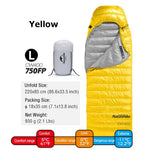 Naturehike CW400 Sleeping Bags Ultralight Compact Waterproof Warm Goose Down