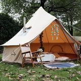 5M Waterproof Large Leisure Cotton Canvas Bell Tent