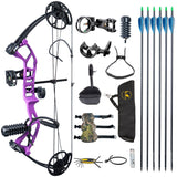 15-70 lbs Adjustable Compound Bow Up to 320 fps, USA Gordon Composites