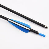 Drop Ship 6/12Pcs  Carbon Arrows Feather vane