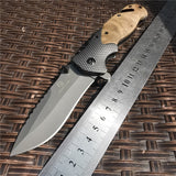 58HRC Pocket 8cr15mov Blade Wood Handle Folding Knife Hunting Tactical Outdoor Tool Knives for Outdoor Survival, Camping and EDC