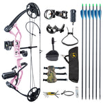 15-70 lbs Adjustable Compound Bow Up to 320 fps, USA Gordon Composites