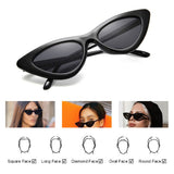 Vintage Fashion Sunglasses Retro Cat Eye Sunglasses 2021 New Eyewear for Women Triangular Outdoor Driving Hiking Sun Glasses