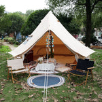 5M Waterproof Large Leisure Cotton Canvas Bell Tent