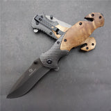 8.1&quot;X50 Folding Knife 5CR15MOV Tactical Survival Knives Hunting Camping Blade Multi High Hardness Military Survival Knife Pocket