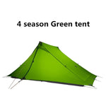 2 Person Outdoor Ultralight Camping Tent 3 Season Professional 20D Nylon Both Sides Silicon Tent