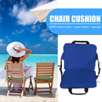 Portable Soft Cushion Stadium Chair Foldable Seat Pad with Backrest