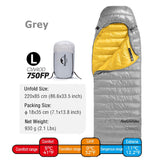 Naturehike CW400 Sleeping Bags Ultralight Compact Waterproof Warm Goose Down