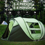 3-4/ 5-8 Person Outdoor pop up tent Automatic Instant Open Rainproof