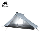 2 Person Outdoor Ultralight Camping Tent 3 Season Professional 20D Nylon Both Sides Silicon Tent