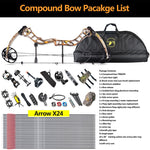 1set 19-70lbs TRIGON Compound Bow Kit Right Hand