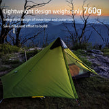 Ultralight Camping 3/4 Season 15D Silnylon Rodless Tent