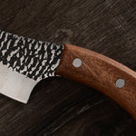 Kitchen Handmade Forged Chef Knife High Carbon Blade Wood Handle Full Tang