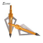 12X 100 Grai Broadhead 3 Blade Point Carbon Fiberglass Aluminum