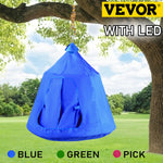 VEVOR Hammock Swing Chair Tent With LED String Lights Indoor Outdoor Hammock Children Play House