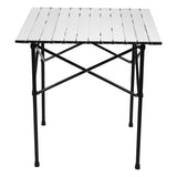 70x70x70cm Camping Aluminium Alloy Picnic Table Waterproof