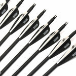 12pcs Mixed Carbon Arrows Archery Spine