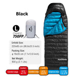 Naturehike CW400 Sleeping Bags Ultralight Compact Waterproof Warm Goose Down