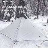 Ultralight Camping 3/4 Season 15D Silnylon Rodless Tent