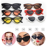 Vintage Fashion Sunglasses Retro Cat Eye Sunglasses 2021 New Eyewear for Women Triangular Outdoor Driving Hiking Sun Glasses