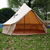 5M Waterproof Large Leisure Cotton Canvas Bell Tent