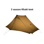 2 Person Outdoor Ultralight Camping Tent 3 Season Professional 20D Nylon Both Sides Silicon Tent