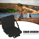 Portable Soft Cushion Stadium Chair Foldable Seat Pad with Backrest