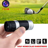 Laser Rangefinders 7 x 18 Golf Monocular Rangefinder Distance Meter Finder Binocular Pocket Scope Optical Instruments New