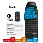 Naturehike CW400 Sleeping Bags Ultralight Compact Waterproof Warm Goose Down