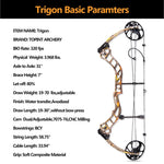 1set 19-70lbs TRIGON Compound Bow Kit Right Hand