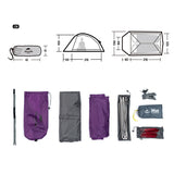 Naturehike Cloud Up 2 Ultralight Tent 1-2 Person Waterproof