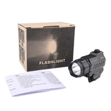 TrustFire G02 Tactical Flashlight 210 Lumens Weapon Mounted Light for Glock 17 19 21 22 30 43 48 Picatiny Rail with CR123A