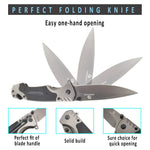 9&quot; Knives 57HRC Folding Knife G10 Handle 5CR13MOV BladeOutdoor Camping Knifes Hunting Hiking Fishing EDC Hand Tool Knives