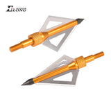 12X 100 Grai Broadhead 3 Blade Point Carbon Fiberglass Aluminum