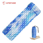 Outdoor Sleeping Pad Inflatable Mattress with Pillows Ultralight Air Cushion