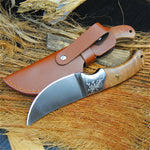 High quality shadow wood straight blade outdoor survival knife European north American hunting knife