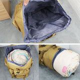 70L Large Capacity Backpack Nylon Waterproof Molle Army Bag Rucksack