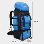 90L 80L Travel Bag Backpack Army Climbing Bags Mountaineering Large Capacity Sport Bag