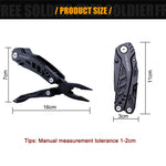 SOLDIER tactical multifunctional folding knife/tool