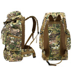 70L Large Capacity Backpack Nylon Waterproof Molle Army Bag Rucksack