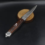 Tactical Folding Knife Survival Knife Outdoor Camping Hunting Utility Pocket Knives Wood Handle